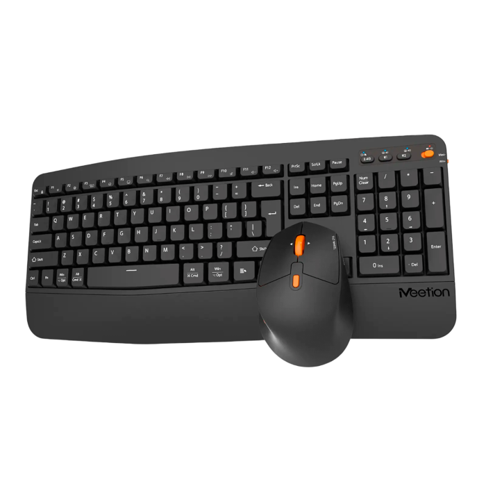 Комплект беспроводной (клавиатура+мышь) Meetion DirectorA2 Black