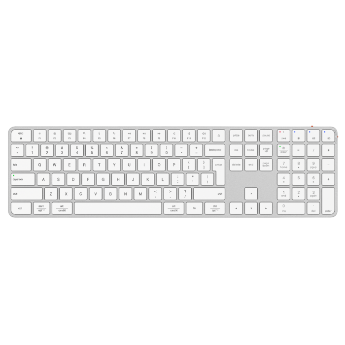 Клавиатура беспроводная Meetion K230MW / White