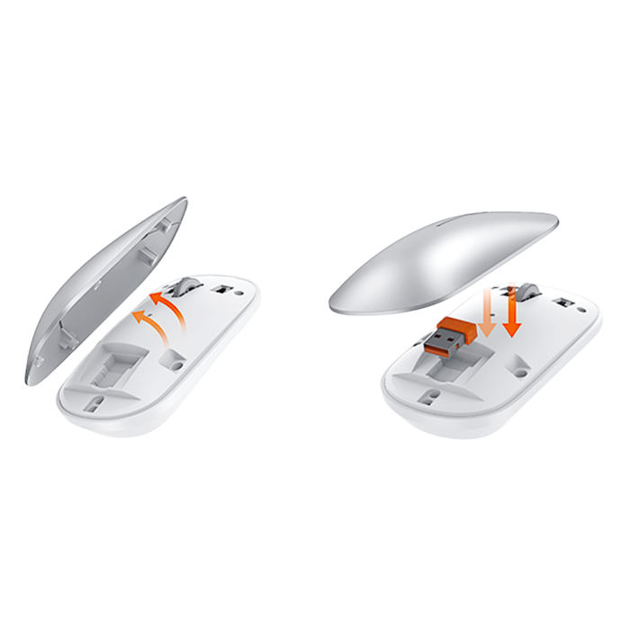 Клавиатура беспроводная Meetion K230MW / White