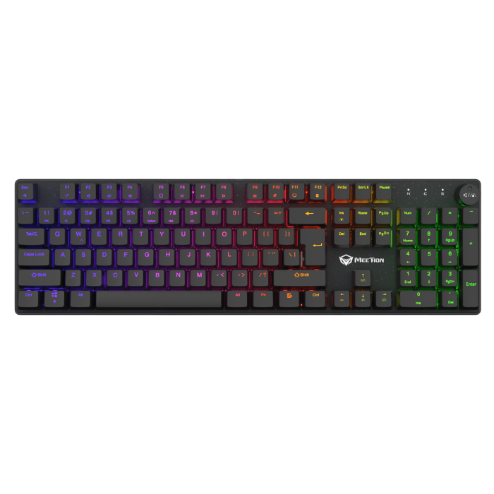 Клавиатура игровая проводная Meetion MK009RDP / Black
