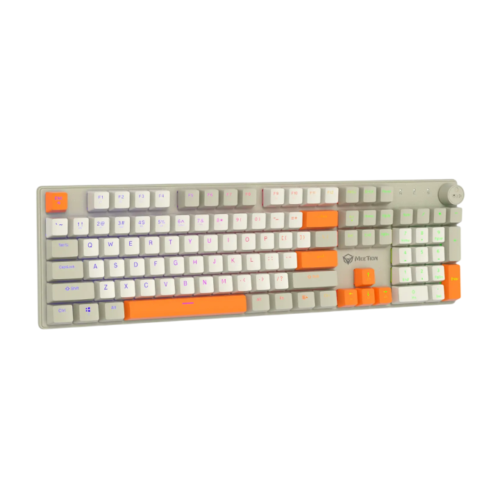 Клавиатура игровая проводная Meetion MK009RDP / White