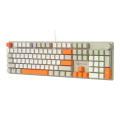 Клавиатура игровая проводная Meetion MK009RDP / White