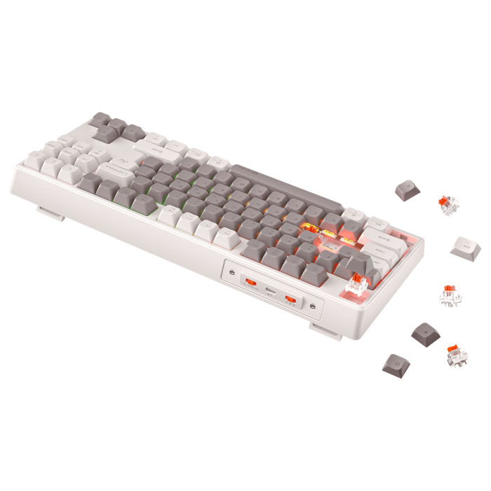 Клавиатура игровая беспроводная Meetion MK14 / White