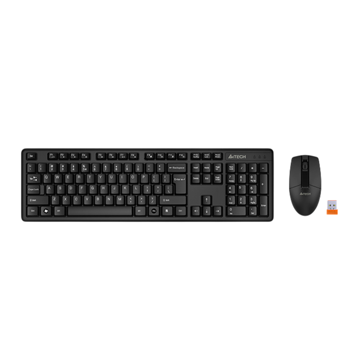 Комплект беспроводной (клавиатура+мышь) A4Tech 3330N / Black