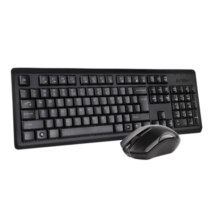 Комплект беспроводной (клавиатура+мышь) A4Tech 4200N / Black