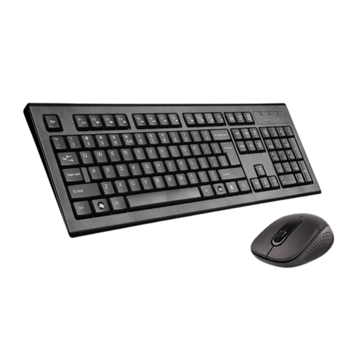 Комплект беспроводной (клавиатура+мышь) A4Tech 7100N / Black