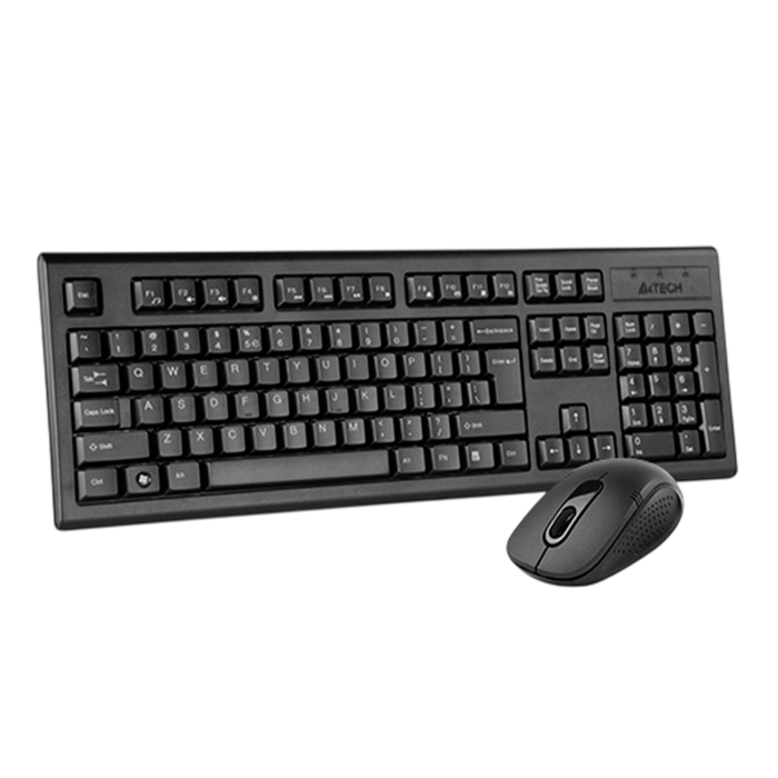 Комплект беспроводной (клавиатура+мышь) A4Tech 7100N / Black