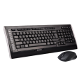 Комплект беспроводной (клавиатура+мышь) A4Tech 9300F / Black