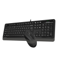 Комплект проводной (клавиатура+мышь) A4Tech Fstyler F1010 / Grey