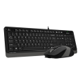 Комплект проводной (клавиатура+мышь) A4Tech Fstyler F1010 / Grey