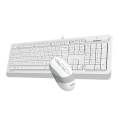 Комплект проводной (клавиатура+мышь) A4Tech Fstyler F1010 / White