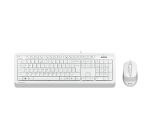 Комплект проводной (клавиатура+мышь) A4Tech Fstyler F1010 / White