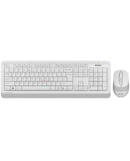 Комплект беспроводной (клавиатура+мышь) A4Tech Fstyler FG1010 / White