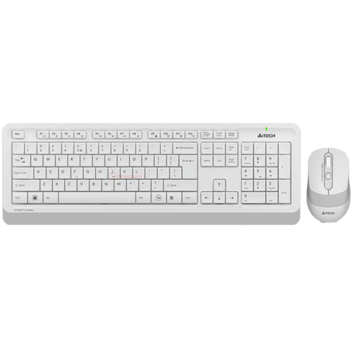 Комплект беспроводной (клавиатура+мышь) A4Tech Fstyler FG1010 / White