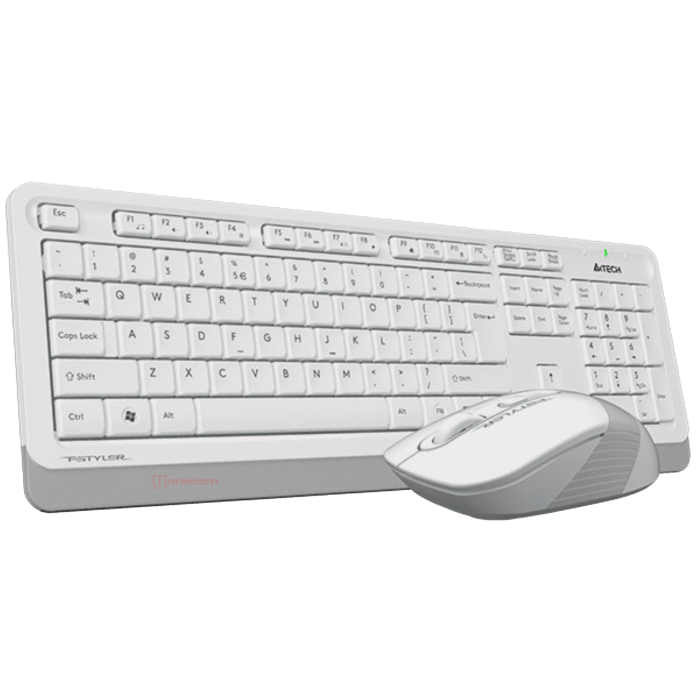 Комплект беспроводной (клавиатура+мышь) A4Tech Fstyler FG1010 / White