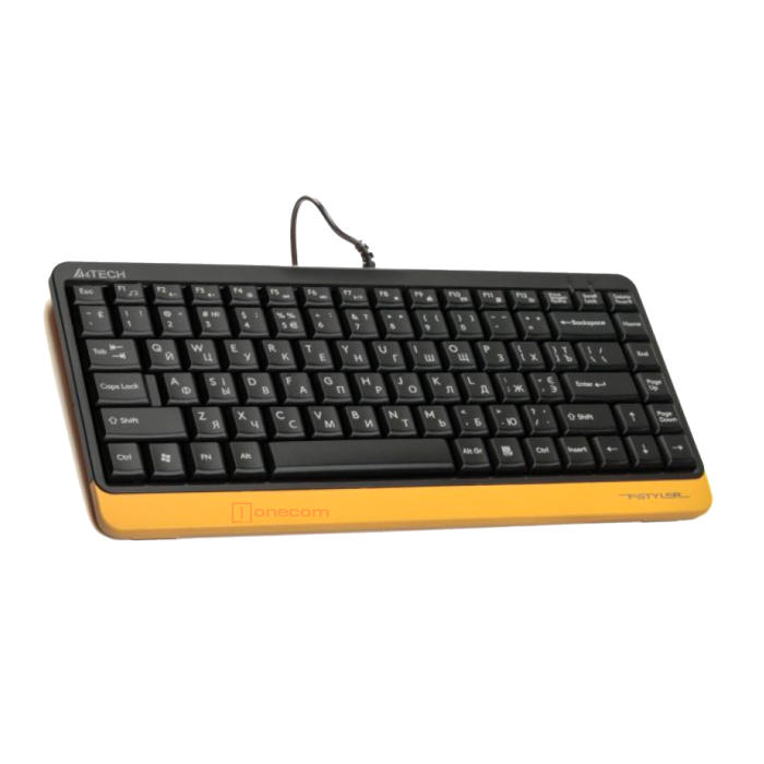 Комплект проводной (клавиатура+ мышь) A4Tech Fstyler F1110 Bumblebee / Black-Yellow