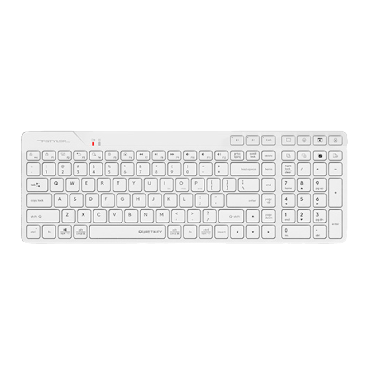 Клавиатура беспроводная A4Tech FBK27C AS / White