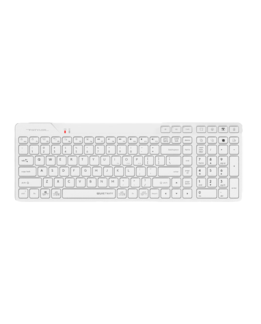 Клавиатура беспроводная A4Tech FBK27C AS / White