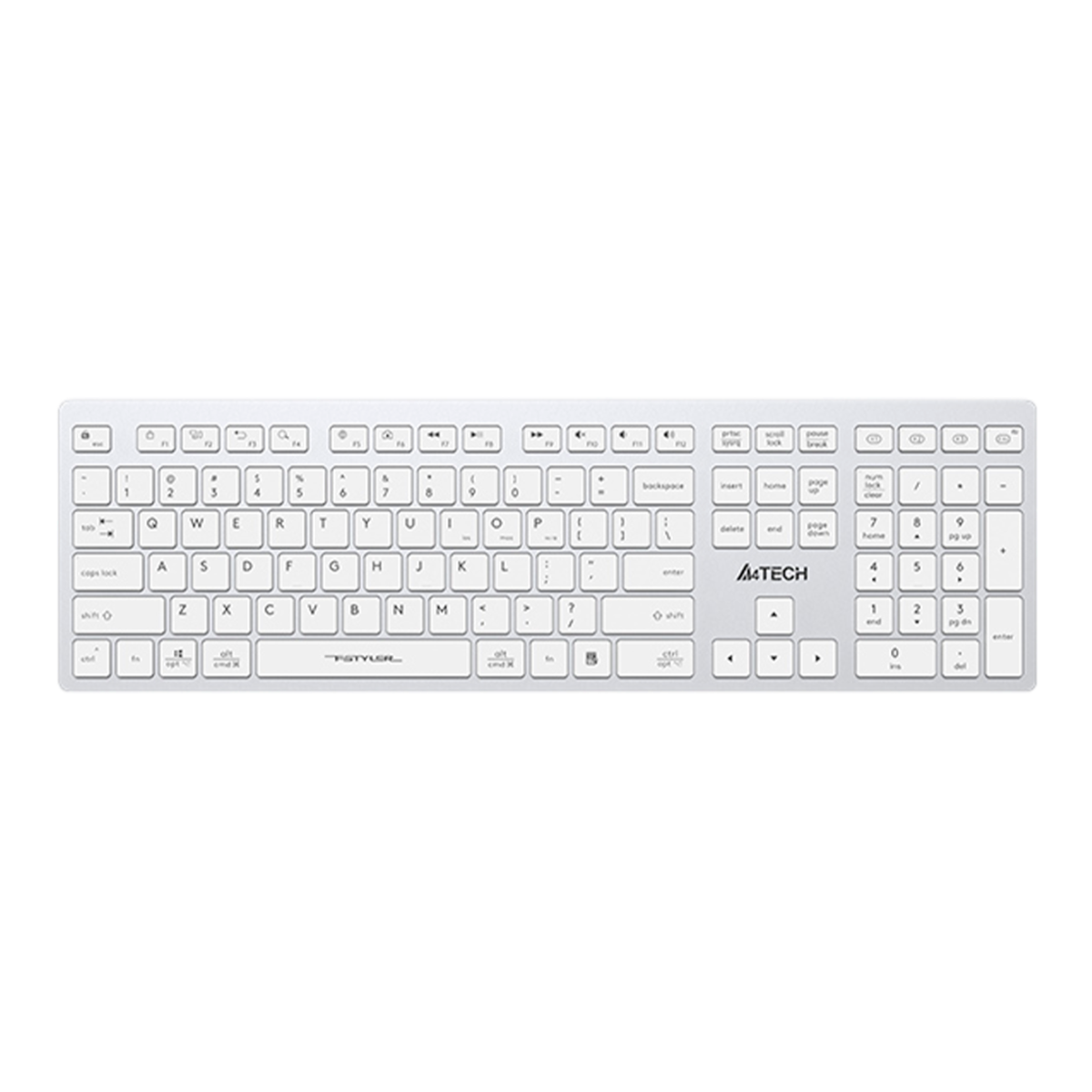 Клавиатура беспроводная A4Tech Fstyler FBX50C / White