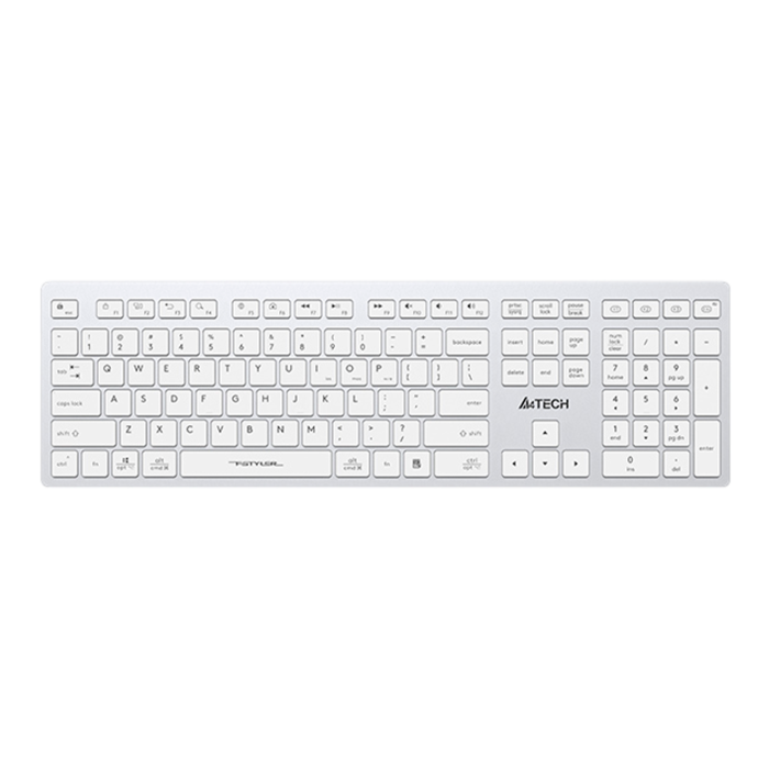 Клавиатура беспроводная A4Tech Fstyler FBX50C / White