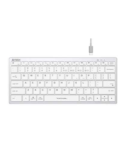 Клавиатура беспроводная A4Tech Fstyler FBX51C / White