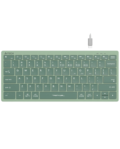 Клавиатура беспроводная A4Tech Fstyler FBX51C / Matcha Green