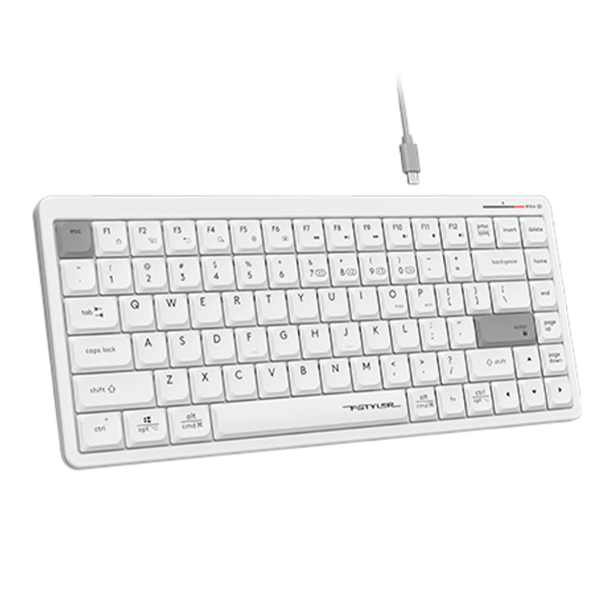 Клавиатура беспроводная A4Tech Fstyler FBX53C / White
