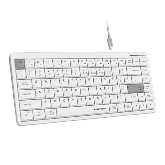 Клавиатура беспроводная A4Tech Fstyler FBX53C / White