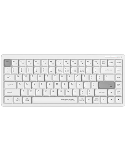 Клавиатура беспроводная A4Tech Fstyler FBX53C / White