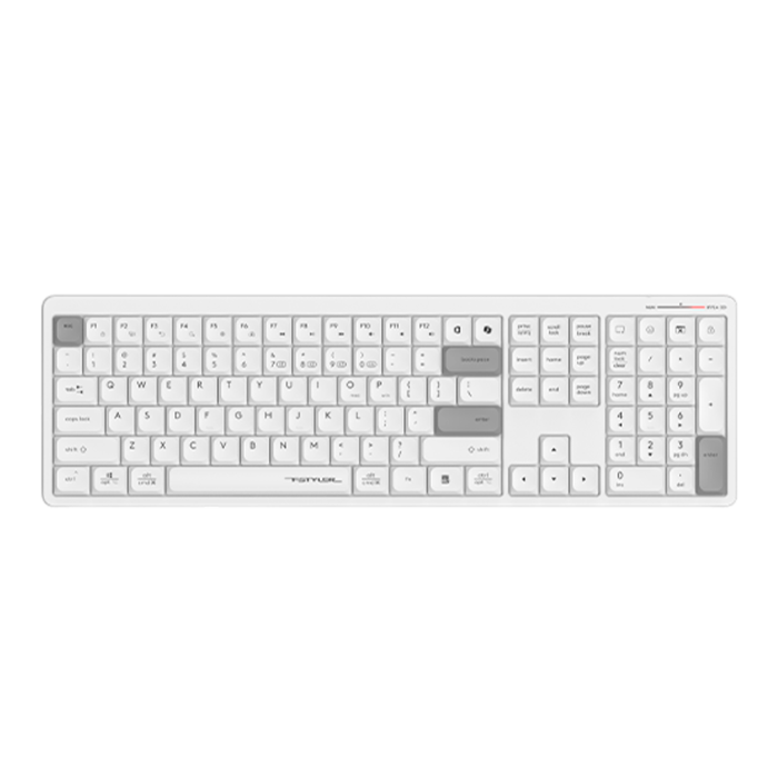Клавиатура беспроводная A4Tech Fstyler FBX55C / White