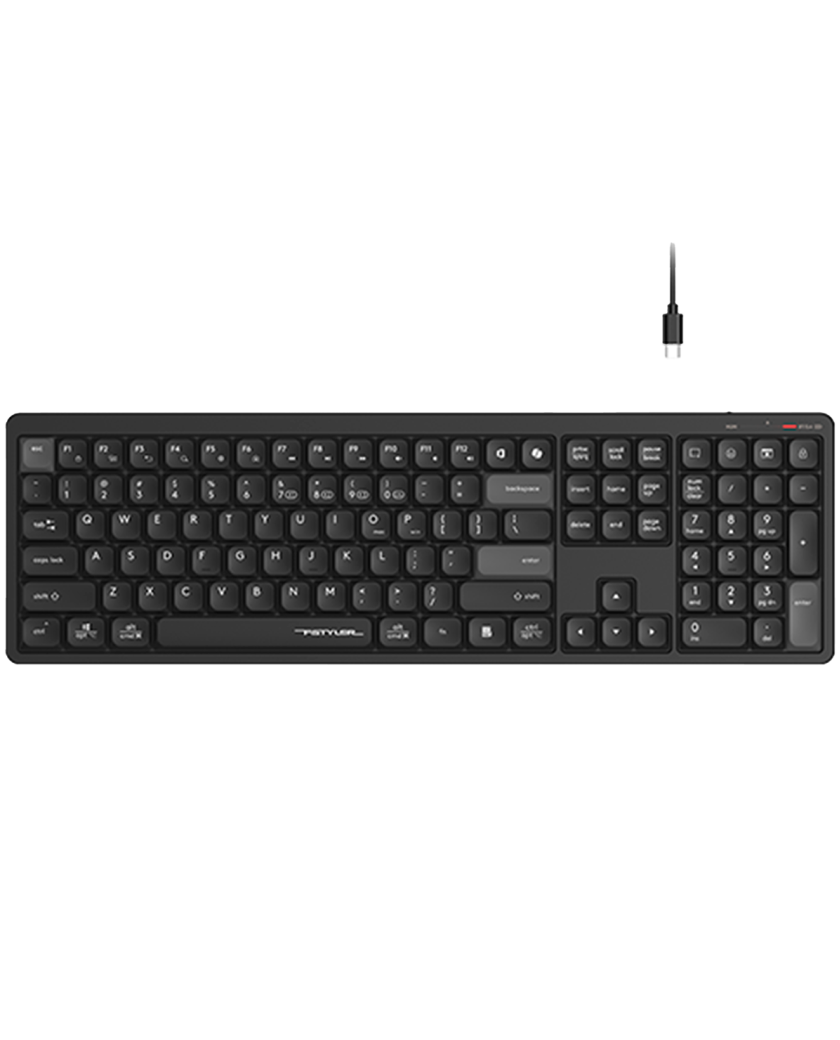 Клавиатура беспроводная A4Tech Fstyler FBX55C / Grey