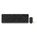 Комплект беспроводной (клавиатура+ мышь) A4Tech Fstyler FG1012 / Black + Grey