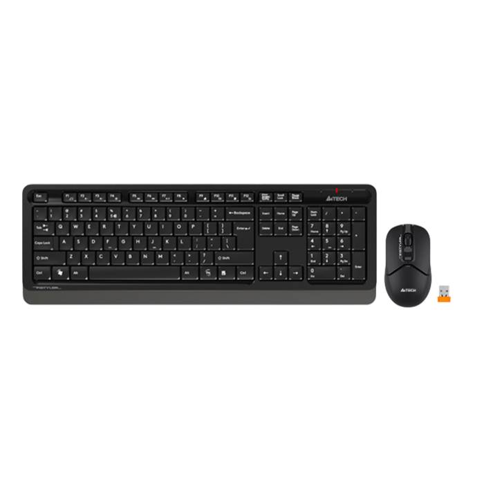 Комплект беспроводной (клавиатура+ мышь) A4Tech Fstyler FG1012 / Black + Grey