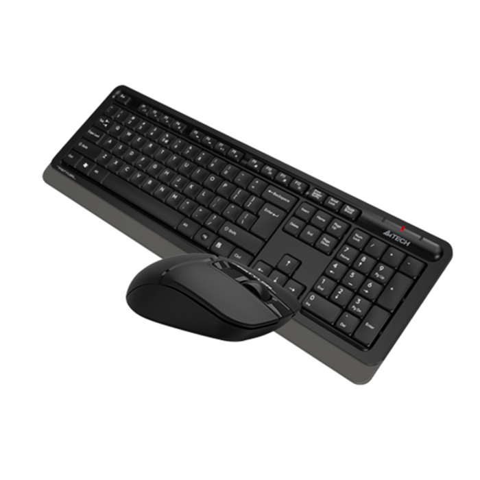 Комплект беспроводной (клавиатура+ мышь) A4Tech Fstyler FG1012 / Black + Grey