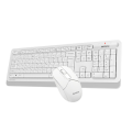 Комплект беспроводной (клавиатура+мышь) A4Tech Fstyler FG1012 / White Grey