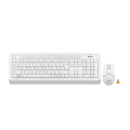 Комплект беспроводной (клавиатура+мышь) A4Tech Fstyler FG1012 / White Grey