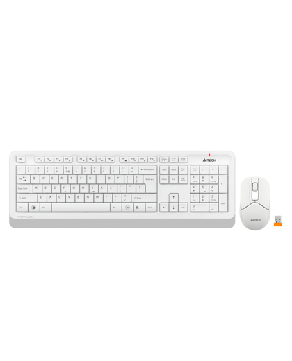 Комплект беспроводной (клавиатура+мышь) A4Tech Fstyler FG1012 / White Grey