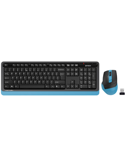 Комплект беспроводной (клавиатура+мышь) A4Tech Fstyler FG1035 / Navy Blue