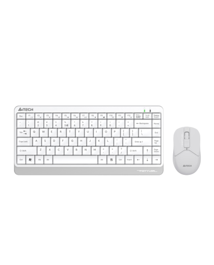 Комплект беспроводной (клавиатура+мышь) A4Tech Fstyler FG1112S / White