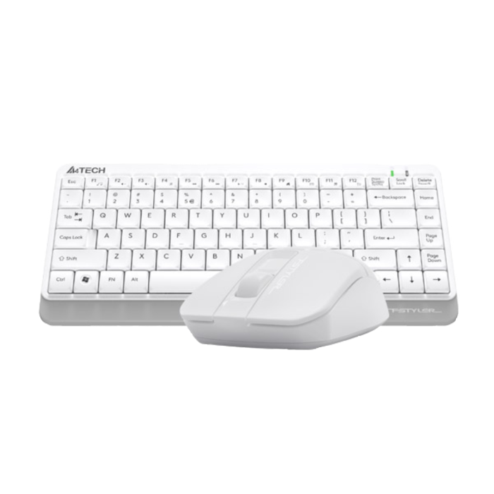 Комплект беспроводной (клавиатура+мышь) A4Tech Fstyler FG1112S / White