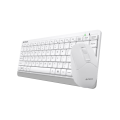 Комплект беспроводной (клавиатура+мышь) A4Tech Fstyler FG1112S / White