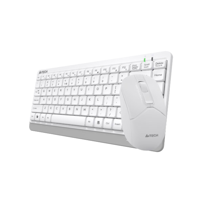 Комплект беспроводной (клавиатура+мышь) A4Tech Fstyler FG1112S / White