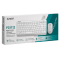 Комплект беспроводной (клавиатура+мышь) A4Tech Fstyler FG1112S / White