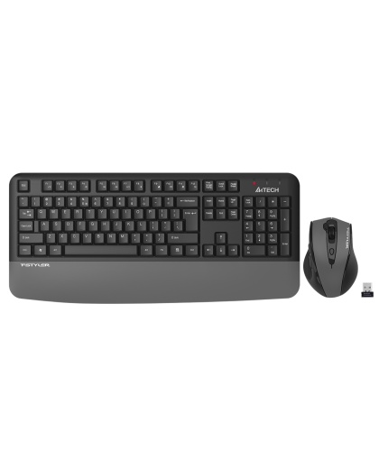 Комплект беспроводной (клавиатура+мышь) A4Tech Fstyler FG2500 Plus / Grey