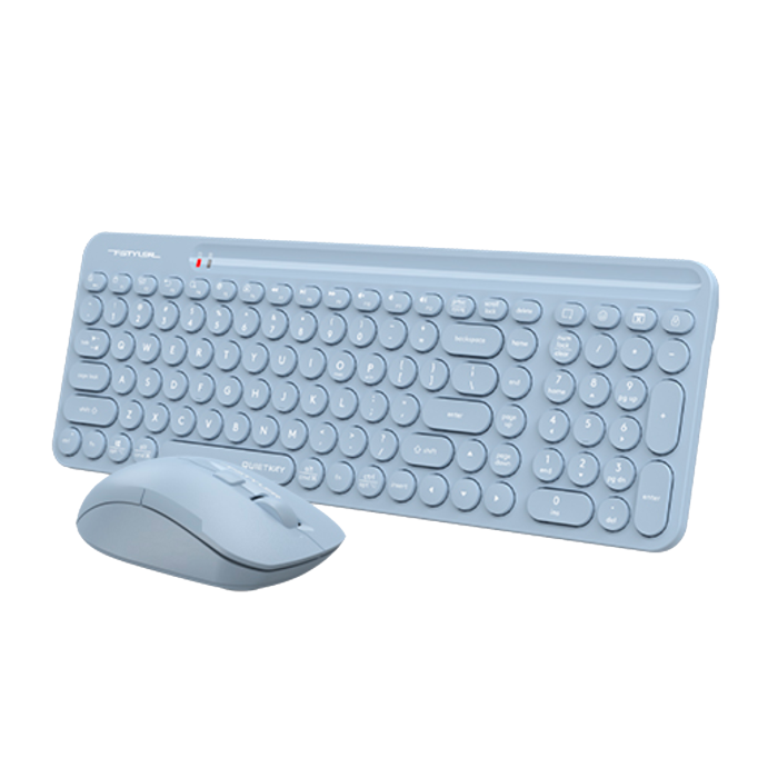 Комплект беспроводной (клавиатура+мышь) A4Tech Fstyler FG3300 Air2 / Blue