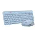Комплект беспроводной (клавиатура+мышь) A4Tech Fstyler FG3300 Air2 / Blue