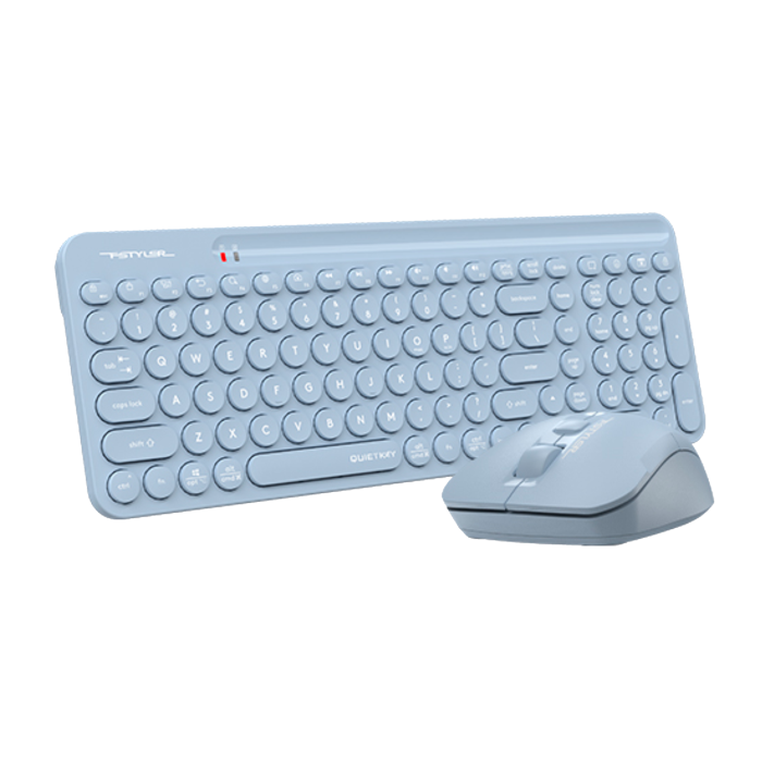 Комплект беспроводной (клавиатура+мышь) A4Tech Fstyler FG3300 Air2 / Blue