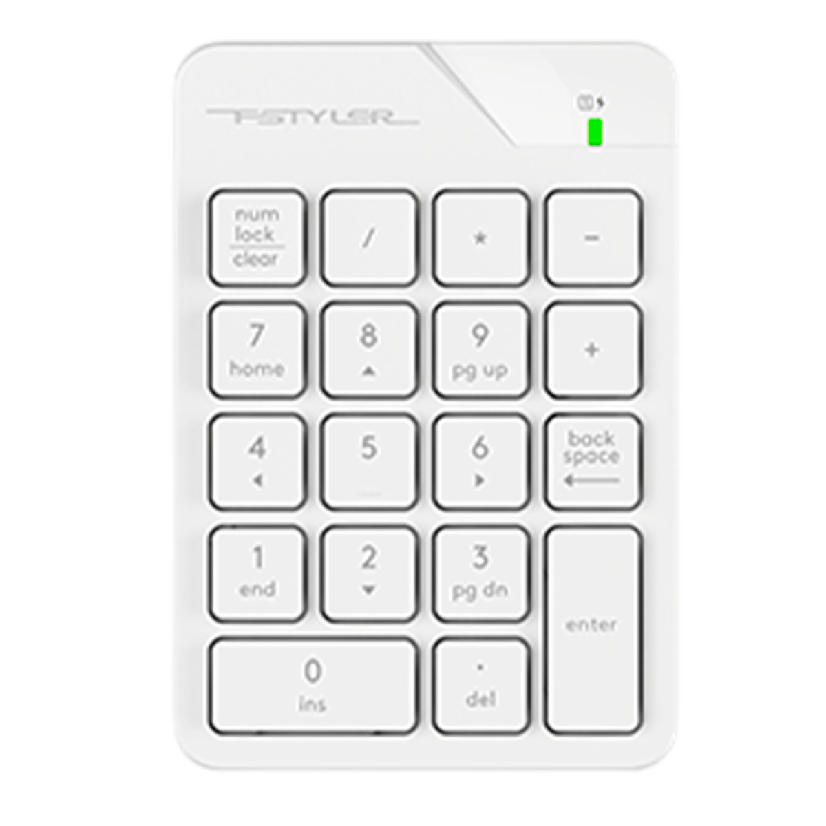 Numpad беспроводной (Цифровой блок) A4Tech FGK21C / White