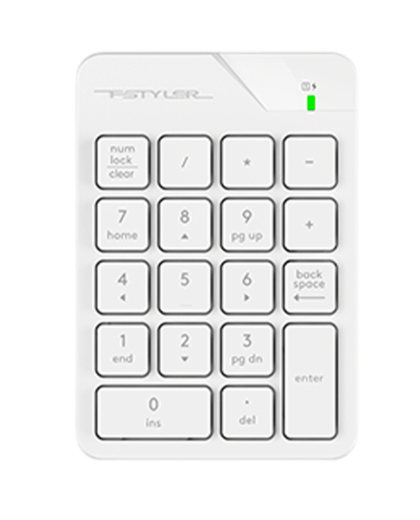 Numpad беспроводной (Цифровой блок) A4Tech FGK21C / White