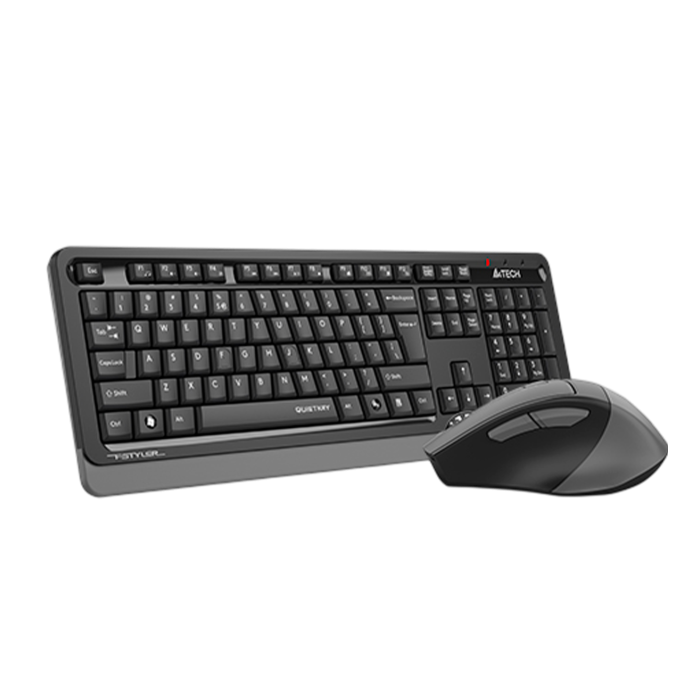 Комплект беспроводной (клавиатура+мышь) A4Tech Fstyler FGS1035Q / Grey